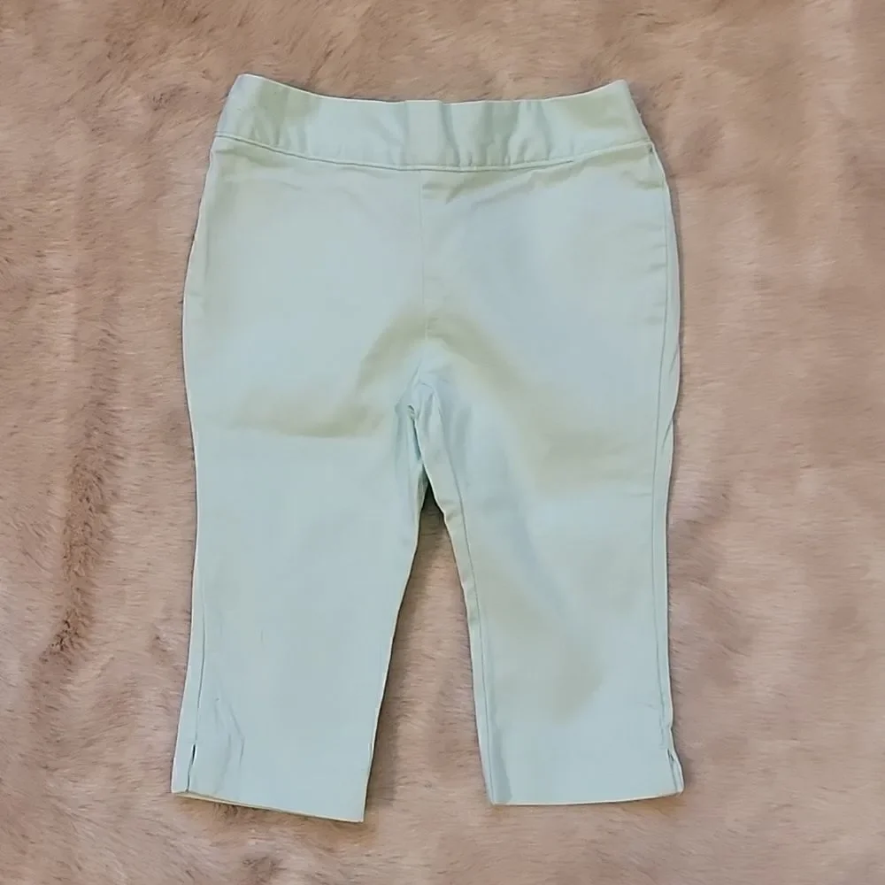 JANIE AND JACK MINT GREEN PANTS, SIZE 3-6 MONTHS